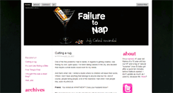 Desktop Screenshot of failuretonap.com