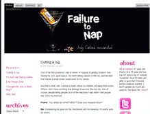 Tablet Screenshot of failuretonap.com